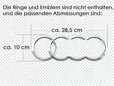 Kühlergrill Wabengrill Frontgrill Schwarz für AUDI A4 B8 S-Line S4 2007-2011 fg88